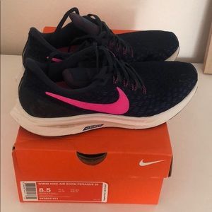 Nike Zoom Pegasus 35 Blue and Pink - Size 8.5